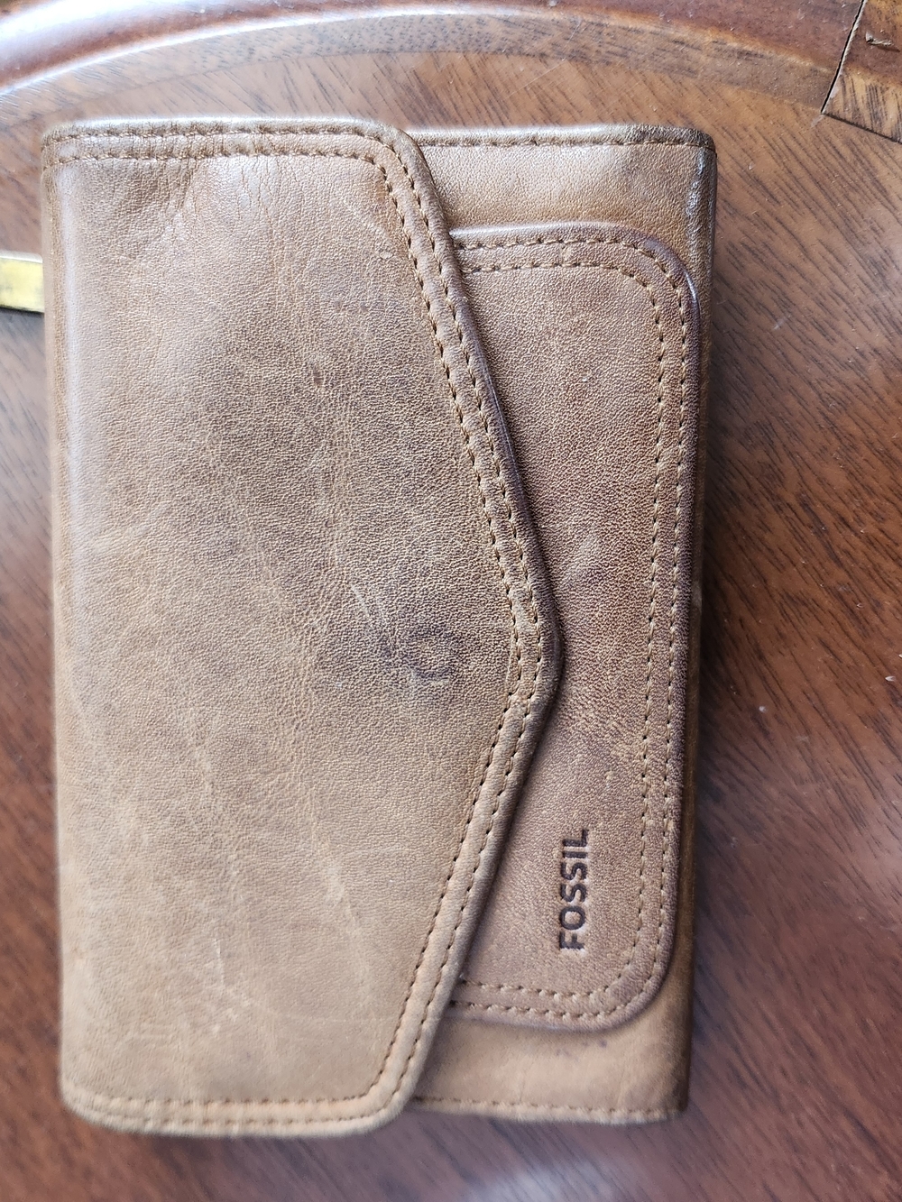 Fossil Brown Leather Wallet Organizer